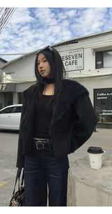Trend Belt Wide Bootcut Denim Pants
