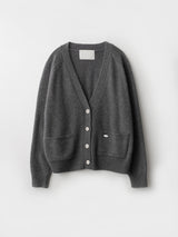 Loose cardigan (Dark grey)