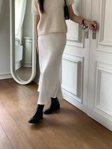 [MADE] SILKY SATIN SKIRT