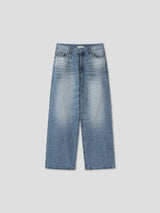 Fill Washed Wide Denim