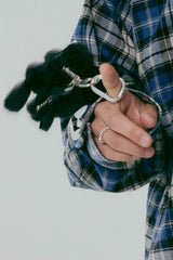 Teddy&Bunny Mini-Bag keyring_Black