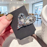 Star Heart Pearl Metal Hair Clip Set