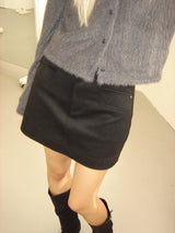 Suede pocket mini skirt (2colors)