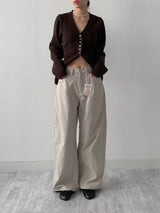 [FW/Brushed Lining] 421 Curved Bonded Wide Pants