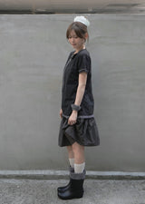 Lean Bow Blouse (black)