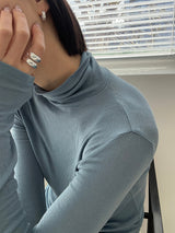 [925silver] One touch matt earring