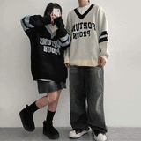 [Unisex!]Early color V-neck knitwear