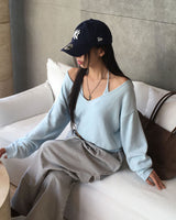 Vネックニット & タンクトップセット