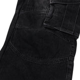 Smoky Washed Cargo Denim