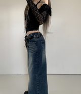 Windbreaker y2k denim wide pants