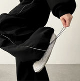 Oz American flag No. 80 ping-pong string line wide pants