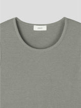 [1+1] Waffle Crop Sleeveless Tee