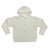 Meld knit hood jumper