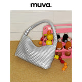 muva. Summer Woven Underarm Bag for Women, Niche‑Design Lazy‑Chic Purse for Vacation & Commute, New Arrival Jun 2