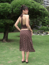 POLKA MIDI SKIRT / POLKA ミディスカート