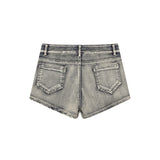 Demi Zip Denim Skort