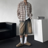 MG733,734 Rust Washing Bermuda Pants (2 colors)