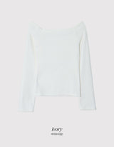 Romantic Warm Off Shoulder Raglan T-Shirt (4color)