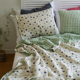 Reversible cotton Summer Pillow cover