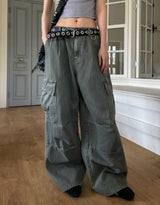 Reno D ring Color Dyeing Cargo Pants