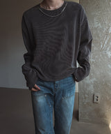 Quro ネックレス リブTシャツ