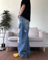 デストロイドブラッシュデニムパンツ