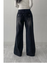 238 Back Pocket Semi-Bootcut Denim Pants