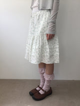 Mogu frill knee socks (9color) 