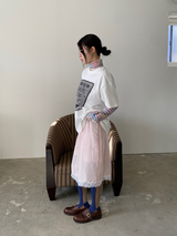 ロマンティックシルキーレーススカート