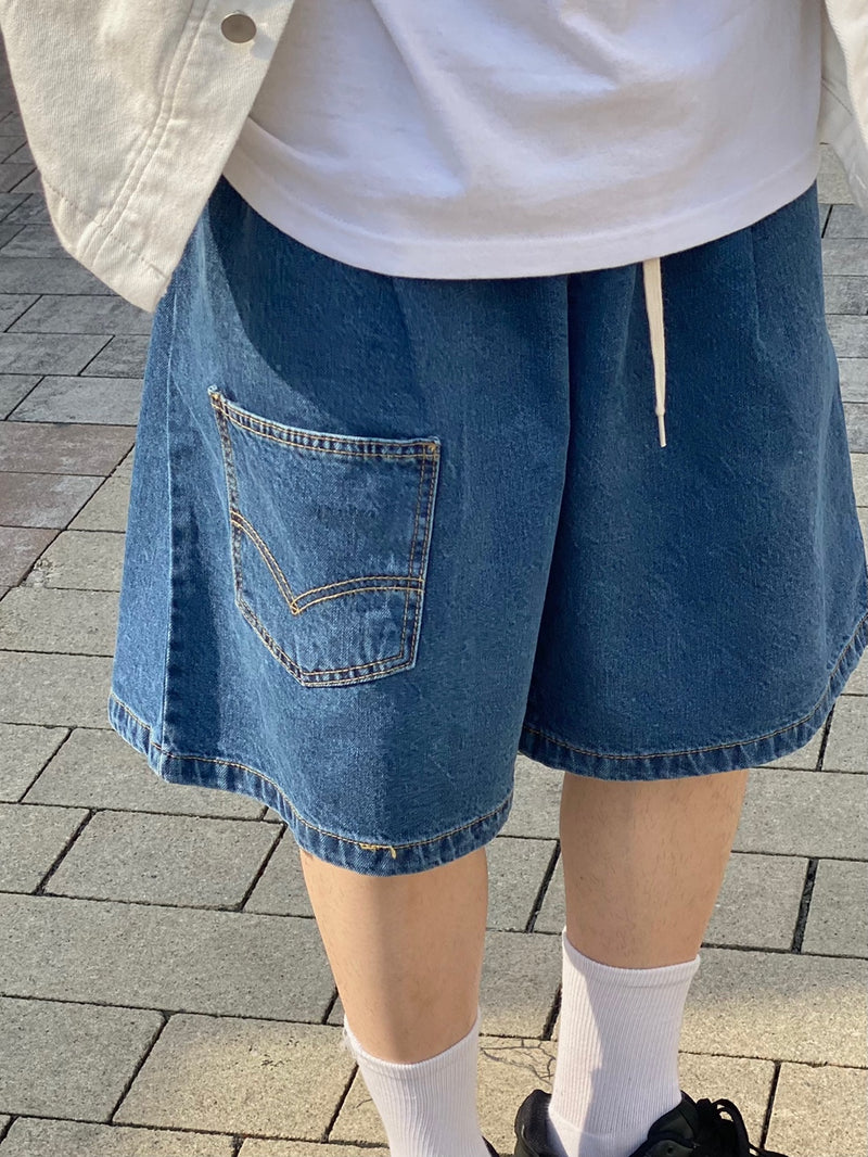 One pocket half pants