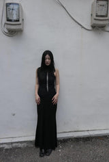 bebe halter knit (black)