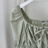Pony shirring dress