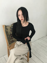 Glam Layering Tie Long Sleeve (4c)