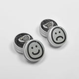 FAITH FADE - Signet Ring Smiley - Silver