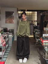 ブリットプリーツピンタックバルーンパンツ