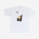 エッグプラント & フラワーTシャツ