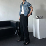 MG323 Pinter Crop Denim Shirt (2 colors)