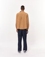 Bluesf Waffle Checkered Oversized Fit Shirt - PINK & YELLOW