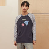 Pixel Star Dolphin Long Sleeve T-shirt