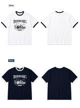 アイアンワークス オーバーフィット リンガー Tシャツ(2color)