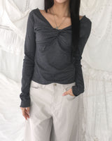 Twisted stripe T