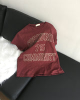 Koi Slub Crop Printed Short Sleeve T-Shirt 3C