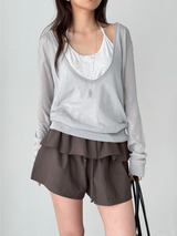 folding short pants (2color)
