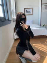 Roana Layered Camisole Long Sleeve Set
