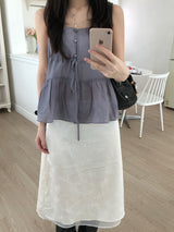 Pintuck Lace Bustier (3 colors)