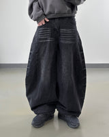 El domingo balloon denim pants