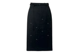 STUDS MAXI SKIRT [BLACK]