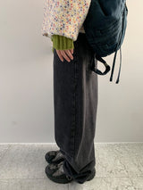 セディンデニムストレートパンツ