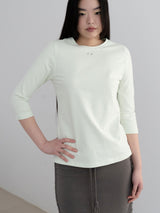 COMFY 3/4 SLEEVE T (MELON)