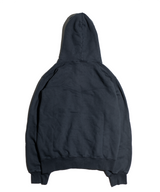  Western Dying Hooded zip-up [ Washed Deep Navy ]